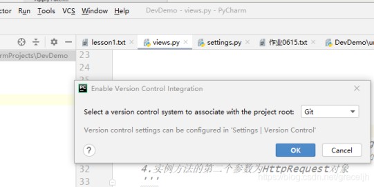 pycharm中安装git遇到的问题及解决