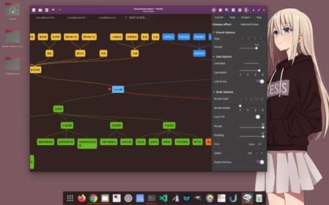 Linux下强大免费的思维导图软件Minder