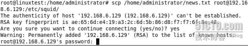 Linux scp命令用法及实例分享