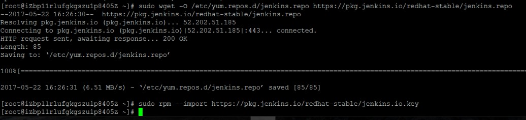 在linux服务器上安装Jenkins