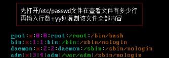 linux中vi编辑器的练习心得