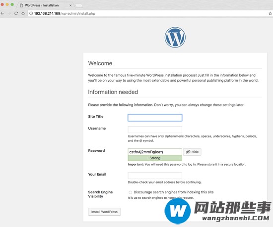 怎么在docker中安装wordpress