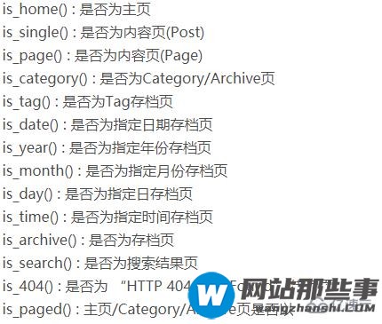 wordpress中常用函数有哪些
