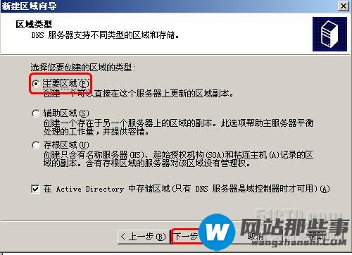 win2003中主/辅DNS服务器如何配置