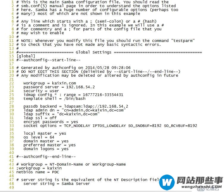 配置openldap+samba做pdc域+dns+phpldapadmin