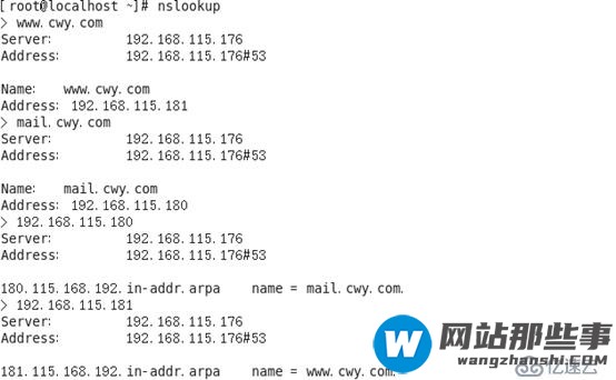 DNS（域名服务器）实验：