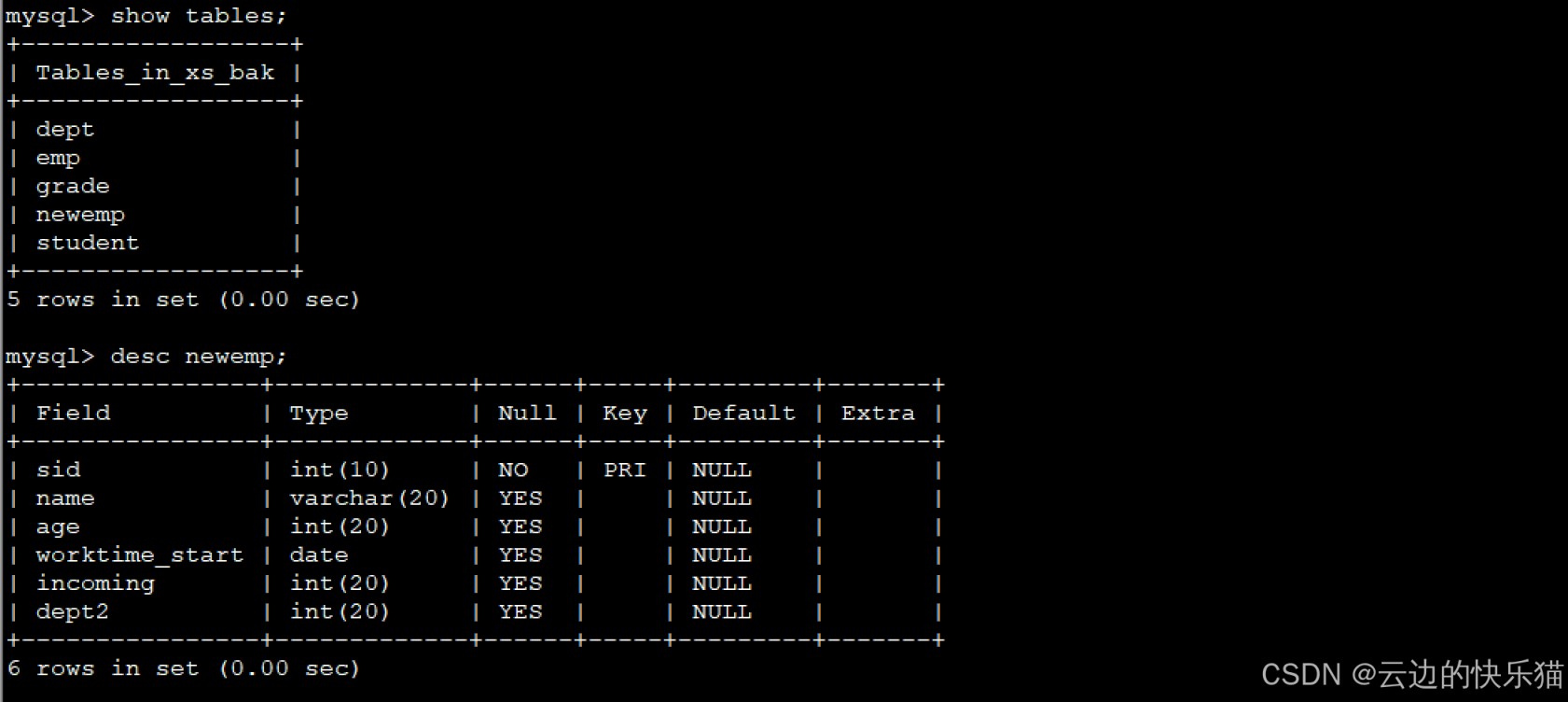 在Linux中备份mysql数据库和表的详细操作