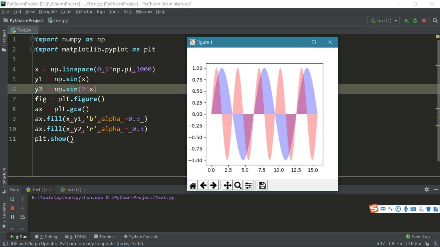 Python实现区域填充的示例代码