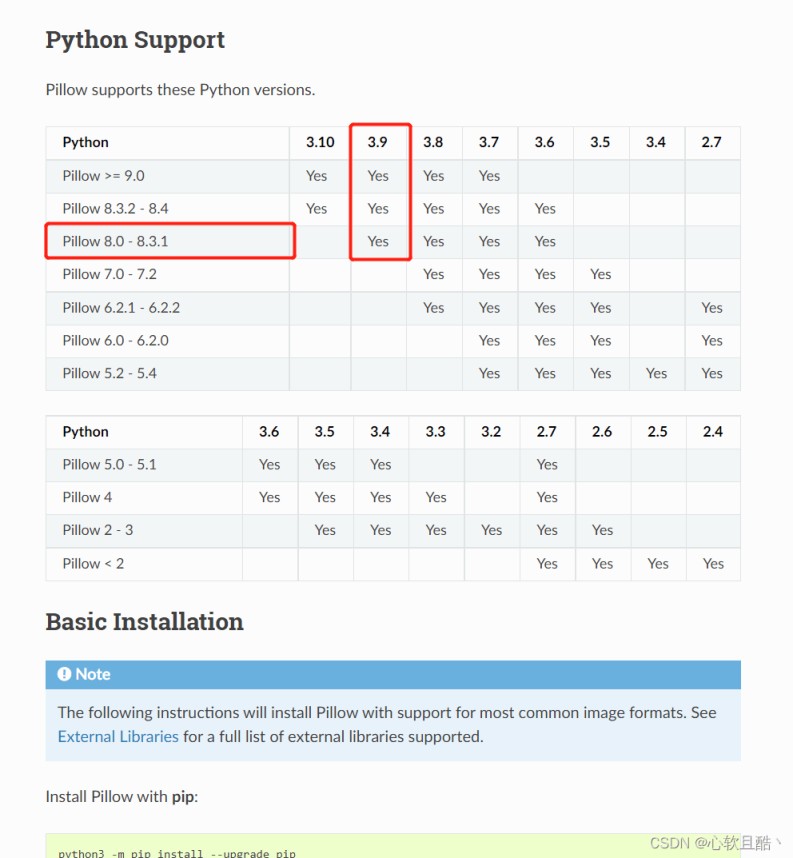 python3.9不支持pillow包解决办法